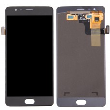 מסך LCD ו Digitizer מלא עצרת עבור 3 OnePlus (גרסת A3000) (שחור)