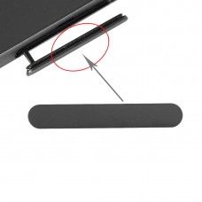 Compatta Slot per scheda Port spina della polvere per Sony Xperia Z5 (nero)