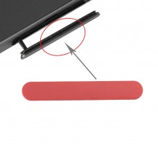 חריץ כרטיס קומפקט Plug אבק נמל עבור Sony Xperia Z5 (אדום)