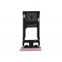 SIM-карты лоток + Micro SD Card Tray + Слот карты Порт Dust Разъем для Sony Xperia X (Single SIM версия) (розовое золото)