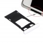 Slot per scheda SIM + micro SD / SIM vassoio + Card Slot Port spina della polvere per Sony Xperia X (versione Dual SIM) (bianco)