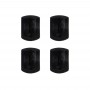 4 PCS Front Bezel Edge for Sony Xperia C4 (Black)