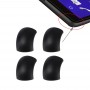 4 PCS pokrywy przedniej krawędzi Sony Xperia C4 (czarny)