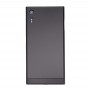 Rückseiten-Batterie-Abdeckung + rückseitige Batterie untere Abdeckung + mittleres Feld für Sony Xperia XZ (Schwarz)