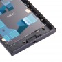 Volver cubierta de la batería + batería trasera inferior de la cubierta de + Medio para Sony Xperia XZ (Negro)