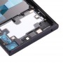 Hátlapját + Vissza akkumulátor alsó fedél + középső keret Sony Xperia XZ (fekete)