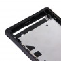 (Single SIM) Front Housing LCD Frame Bezel for Sony Xperia Z3(Black)