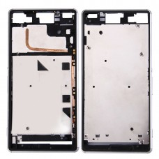 Front Housing LCD Frame Bezel for Sony Xperia Z3 (Single SIM) (White)