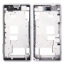 Přední Kryt LCD rámeček Rámeček pro Sony Xperia Z1 Compact / Mini (bílá)
