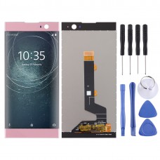 LCD Screen and Digitizer Full Assembly for Sony Xperia XA2(Pink)