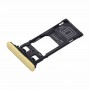עבור סוני Xperia XZs (נוסח SIM כפול) SIM & Micro SD / SIM Card מגש (זהב)