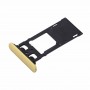 pour Sony Xperia XZS (Dual SIM version) SIM et Micro SD / Carte SIM Plateau (Gold)