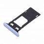 pour Sony Xperia XZS (Dual SIM version) SIM et Micro SD / Carte SIM Plateau (Bleu)