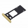 SIM & Micro SD Card Tray for Sony Xperia XZs (Single SIM Version) (Gold)