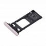 for Sony Xperia XZs (Single SIM Version) SIM & Micro SD Card Tray(Silver)