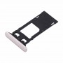 索尼的Xperia XZS（单SIM版）SIM卡和Micro SD卡盘（银）