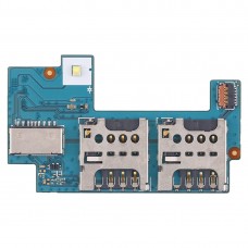 Dubbla SIM-kort Socket styrelse för Sony Xperia C / C2305 / S39h