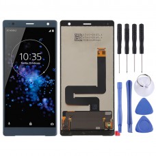 LCD Screen and Digitizer Full Assembly (Original) for Sony Xperia XZ2(Blue)