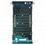 Front Housing LCD Frame Bezel för Sony Xperia XA2 Plus (Svart)