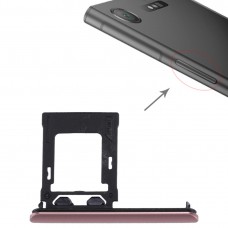 pour Sony Xperia XZ1 SIM / Micro SD Card Tray, double plateau (Rose)