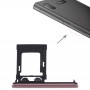 для Sony Xperia XZ1 SIM / Micro SD карти лоток, подвійний лоток (рожевий)