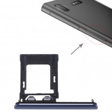 för Sony Xperia XZ1 SIM / Micro SD-kort fack, Double magasin (Blue)