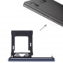 para Sony Xperia XZ1 SIM / bandeja de tarjeta Micro SD, bandeja doble (azul)