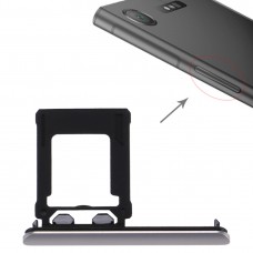 La bandeja de tarjeta micro SD para Sony Xperia XZ1 (plata)