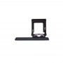 Micro SD / Bac Carte SIM + fente pour carte Port poussière Bouchon pour Sony Xperia XZ haut de gamme (Dual SIM version) (Noir)