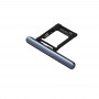 微型SD / SIM卡托盘+卡插槽口防尘塞索尼的Xperia XZ付费（卡双版）（黑色）