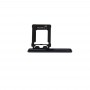 Micro SD-kort fack + kortplats Port Dust Plug för Sony Xperia XZ Premium (Single SIM Version) (Svart)
