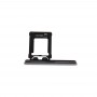 Micro SD Card Plateau + fente pour carte Port poussière Bouchon pour Sony Xperia XZ premium (Single Version SIM) (Argent)