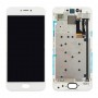 For Meizu Pro 6 LCD Screen and Digitizer Full Assembly with Frame(White)