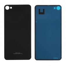 For Meizu U20 / Meilan U20 Glass Battery Back Cover with Adhesive(Black)