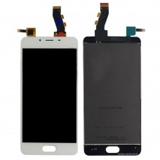 For Meizu U10 LCD Screen and Digitizer Full Assembly(White) 