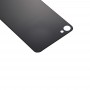 For Meizu Meilan X Glass Battery Back Cover with Adhesive(Black)