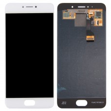 Für Meizu Pro 6s-LCD-Bildschirm und Digitizer Vollversammlung (weiß)