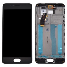 For Meizu M5s / Meilan 5s LCD Screen and Digitizer Full Assembly with Frame(Black)