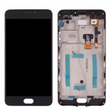For Meizu M3 Note / Meilan Note 3 (China Version) LCD Screen and Digitizer Full Assembly with Frame(Black)