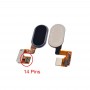 Для Meizu M3 Примітка / Мейлань Примітка 3 Кнопка Home / датчик відбитків пальців Flex кабель (14 контактний) (чорний)