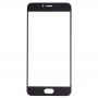 Для Meizu MX6 Передний экран Наружная стекло объектива (черный)