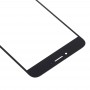 עבור Meizu MX6 קדמי מסך חיצוני זכוכית עדשה (שחור)