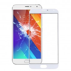 For Meizu MX5 Front Screen Outer Glass Lens(White)