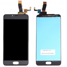 LCD ekraan ja Digitizer Full assamblee Meizu M5 / Meilan 5 (Black)