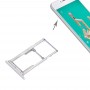 Для Meizu M3 Примечание / Мейлань Примечание 3 SIM + SIM / Micro SD Card Tray (серебро)
