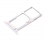 Dla Meizu Meilan Metal SIM + Sim / Micro SD Gniazdo karty (biały)