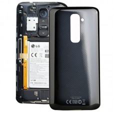 LG G2 / D802のためのオリジナル裏表紙（ブラック）