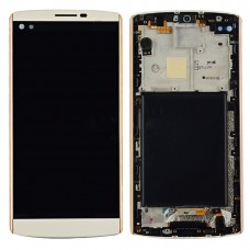 LCD ეკრანზე და Digitizer სრული ასამბლეის ჩარჩო LG V10 H960 H961 H968 H900 VS990
