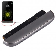 Дно (Зарядка Dock + микрофон + динамик звонка зуммера) Модуль для LG G5 / H840 / H850 / H845 (серый)