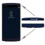 Logement Front Cover (Haut + Bas) avec adhésif pour LG V10 (bleu foncé)